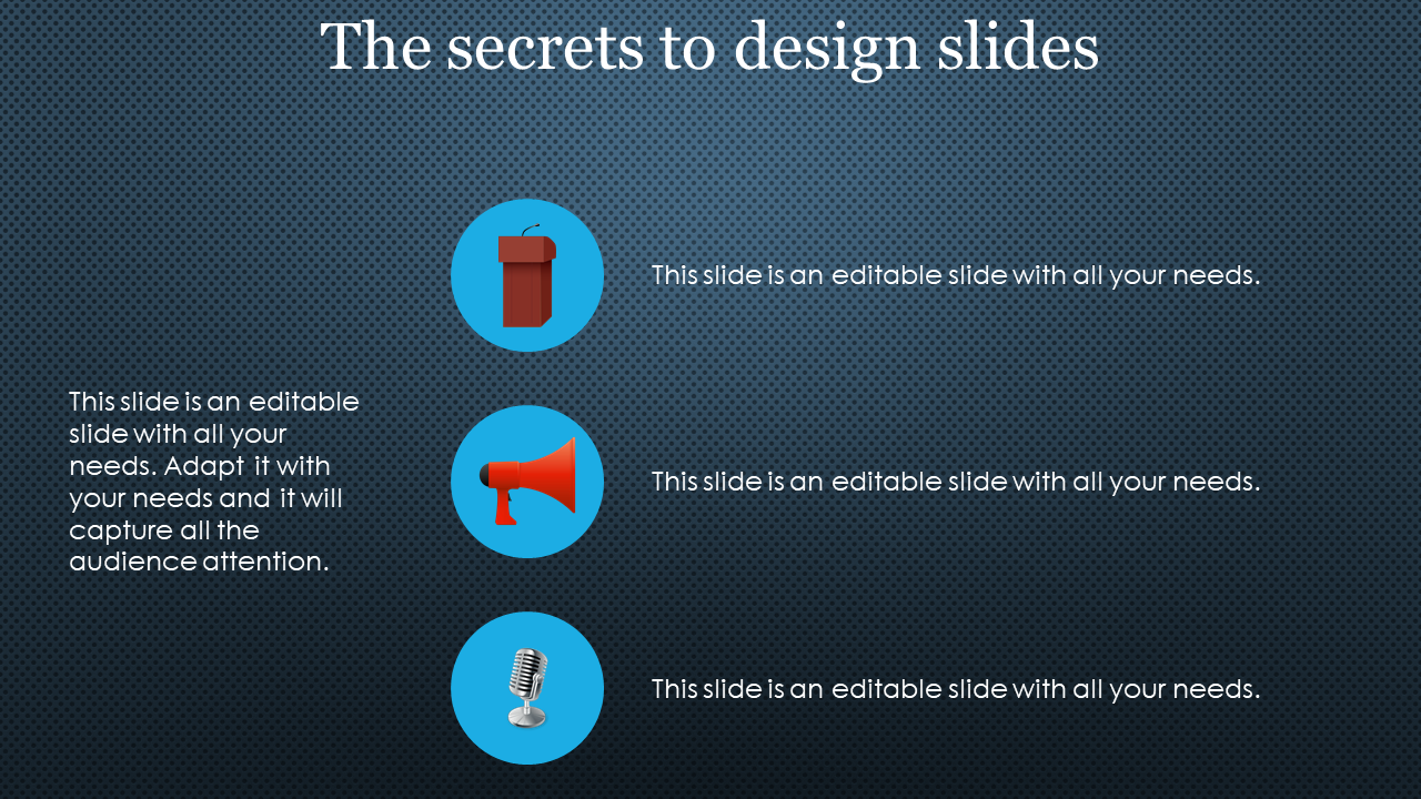 Free - Three Node PowerPoint Design Slide PPT Templates